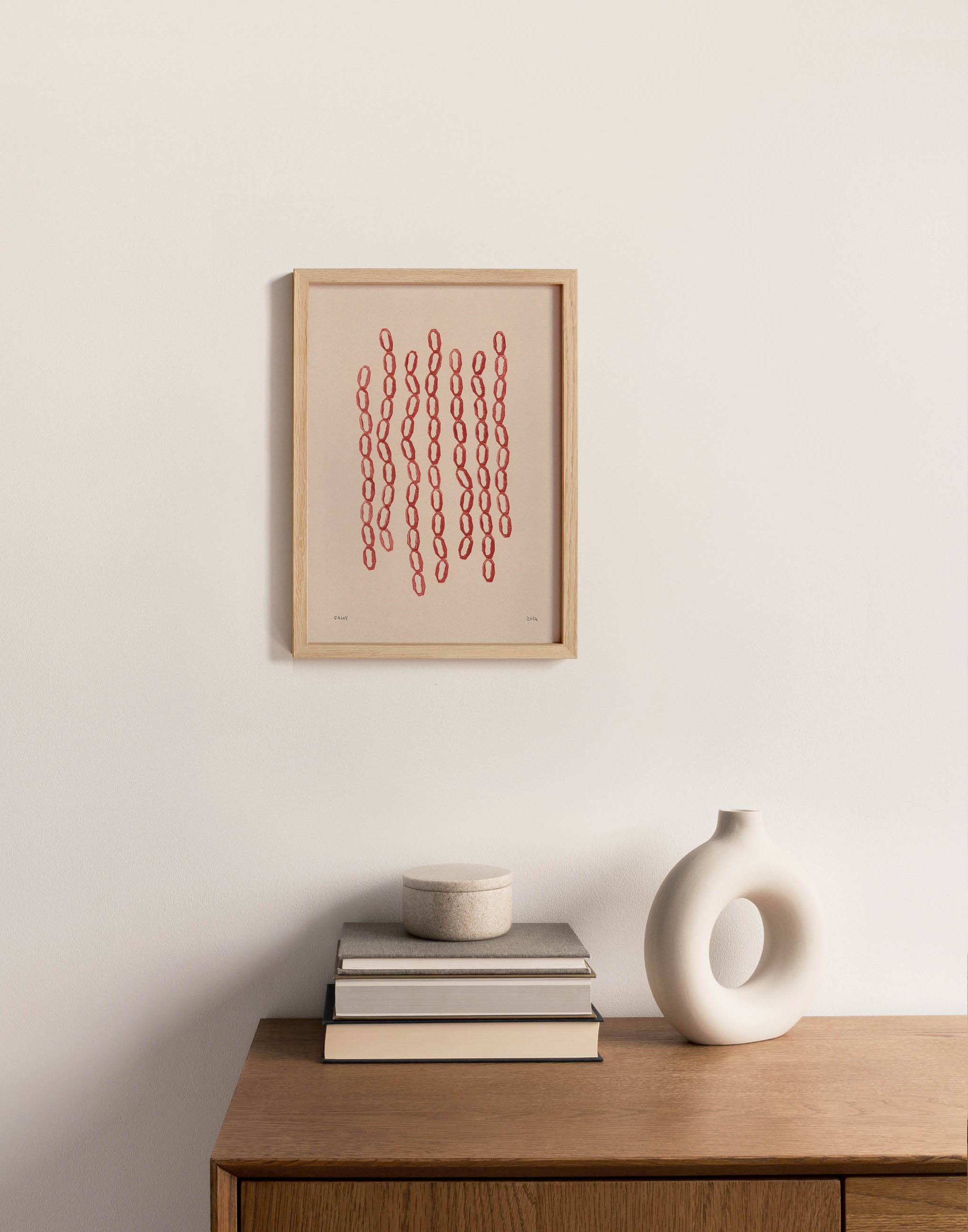 Peinture sur papier - B16  - signée Eawy