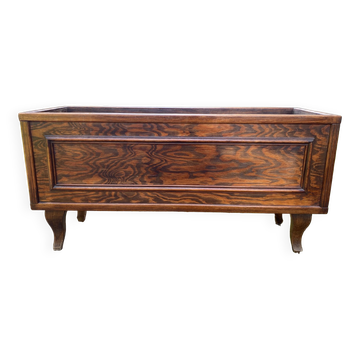 Old wooden planter