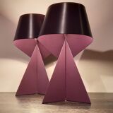 Pair of Ribbon lamps