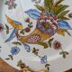 Very beautiful old plate decorated with a cornucopia, hand-painted, Limoges