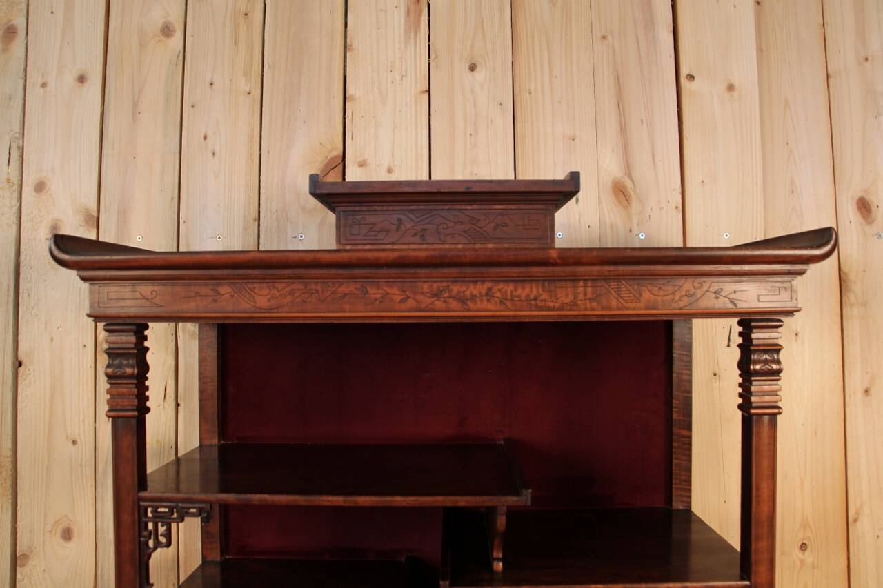 Japanese collector's cabinet attributed to viardot