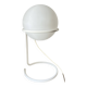 Vintage Postmodern Table Lamp by Glashütte Limburg – White Glass Globe