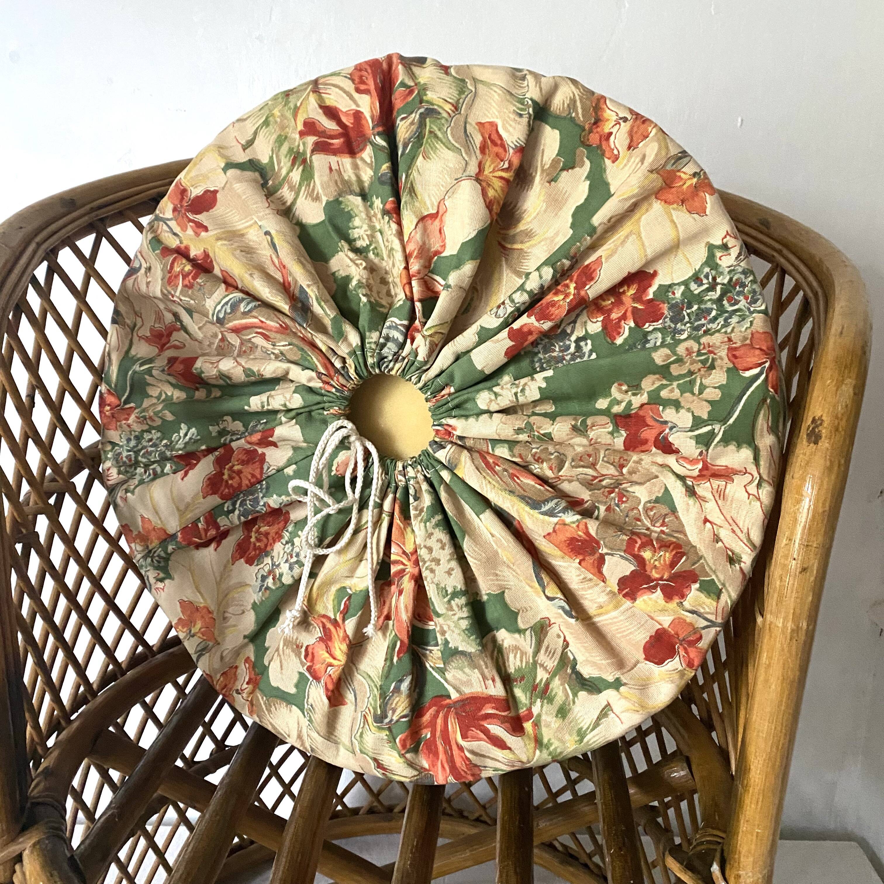 Vintage rattan armchair