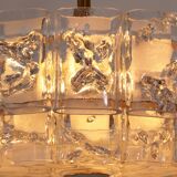 "Pair of Doria Leuchten Mid-Century Brass & Crystal Chandeliers, 1960s"