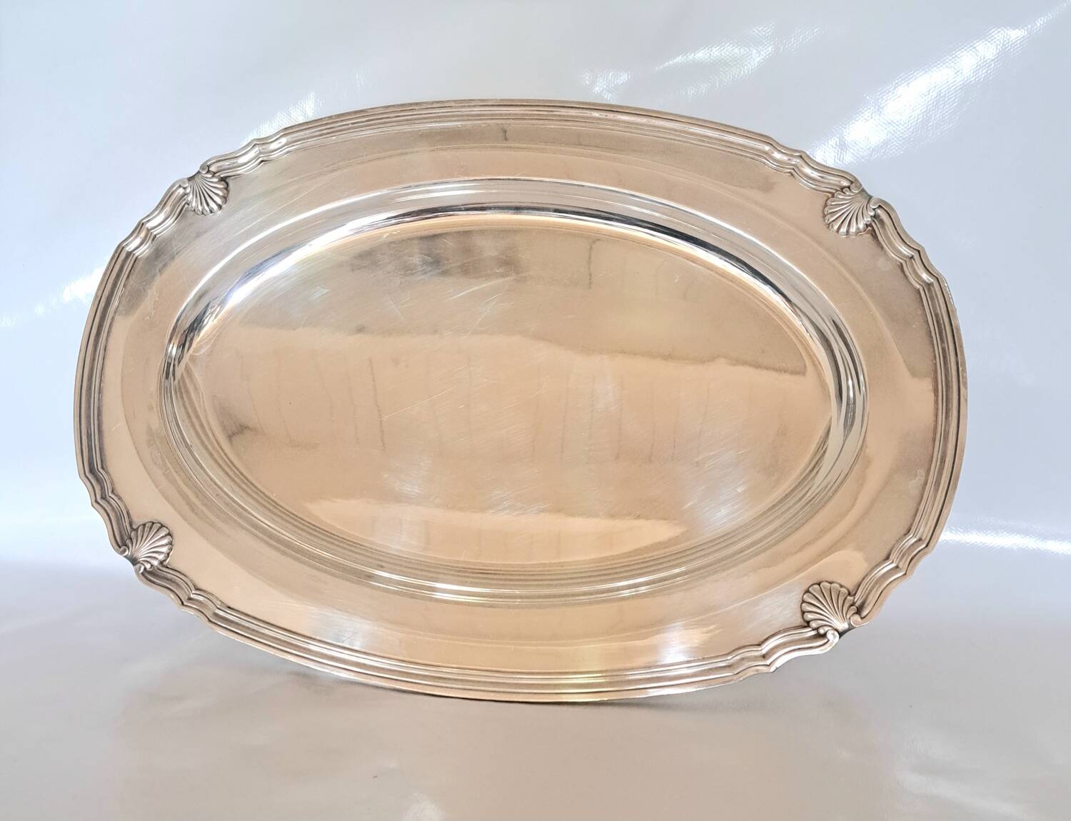 Three dishes Signed Christofle Gallia collection