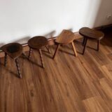 Set of 4 mismatched stools