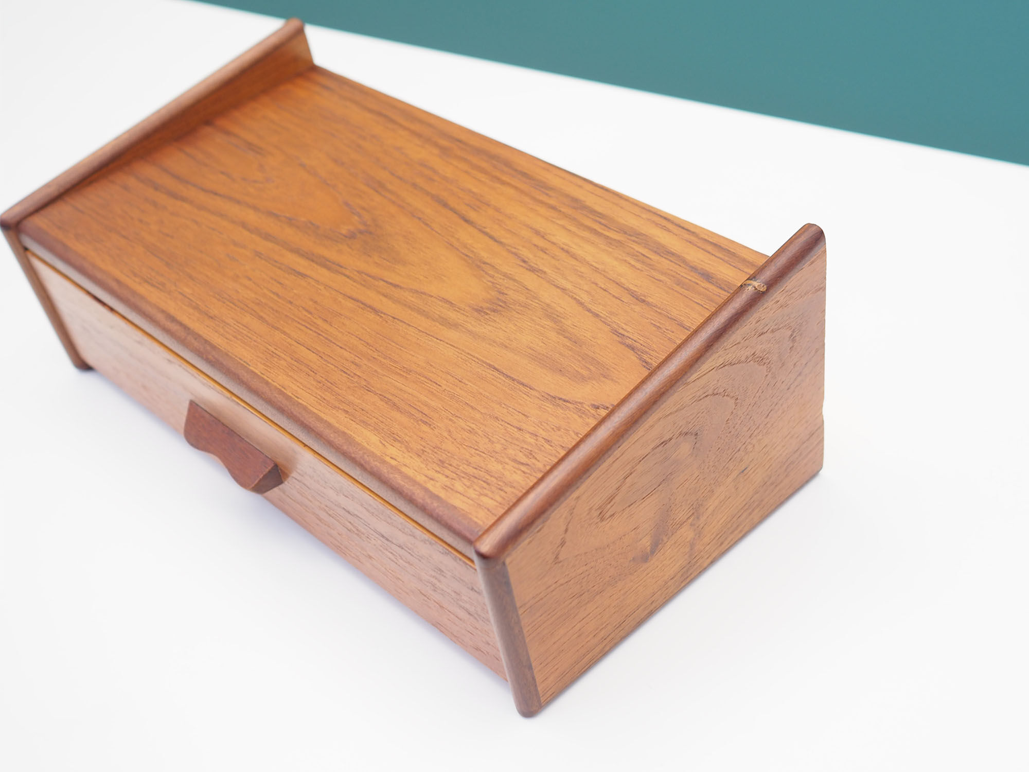 Teak hanging drawer, Danish design, 1970s, Denmark