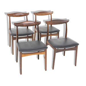 set de 4 chaises scandinave