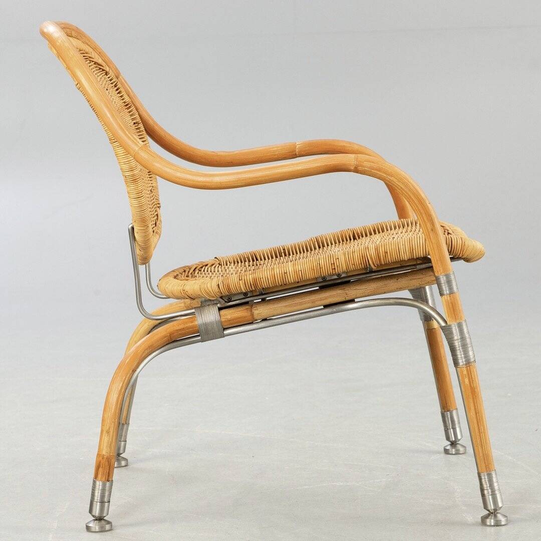 Mats Theselius ‘PS Edition’ Swedish Chairs in Wicker and Bamboo for IKEA – 1990s Special Edition