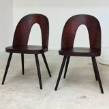 Set of 4 all-wood chairs by Antonin Suman for Tatra Nabytok