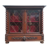 Louis XIII oak display case