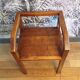 1930s minimalist wooden armchair