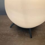 Tripod lamp in opaline and metal