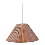 Vintage wicker pendant light