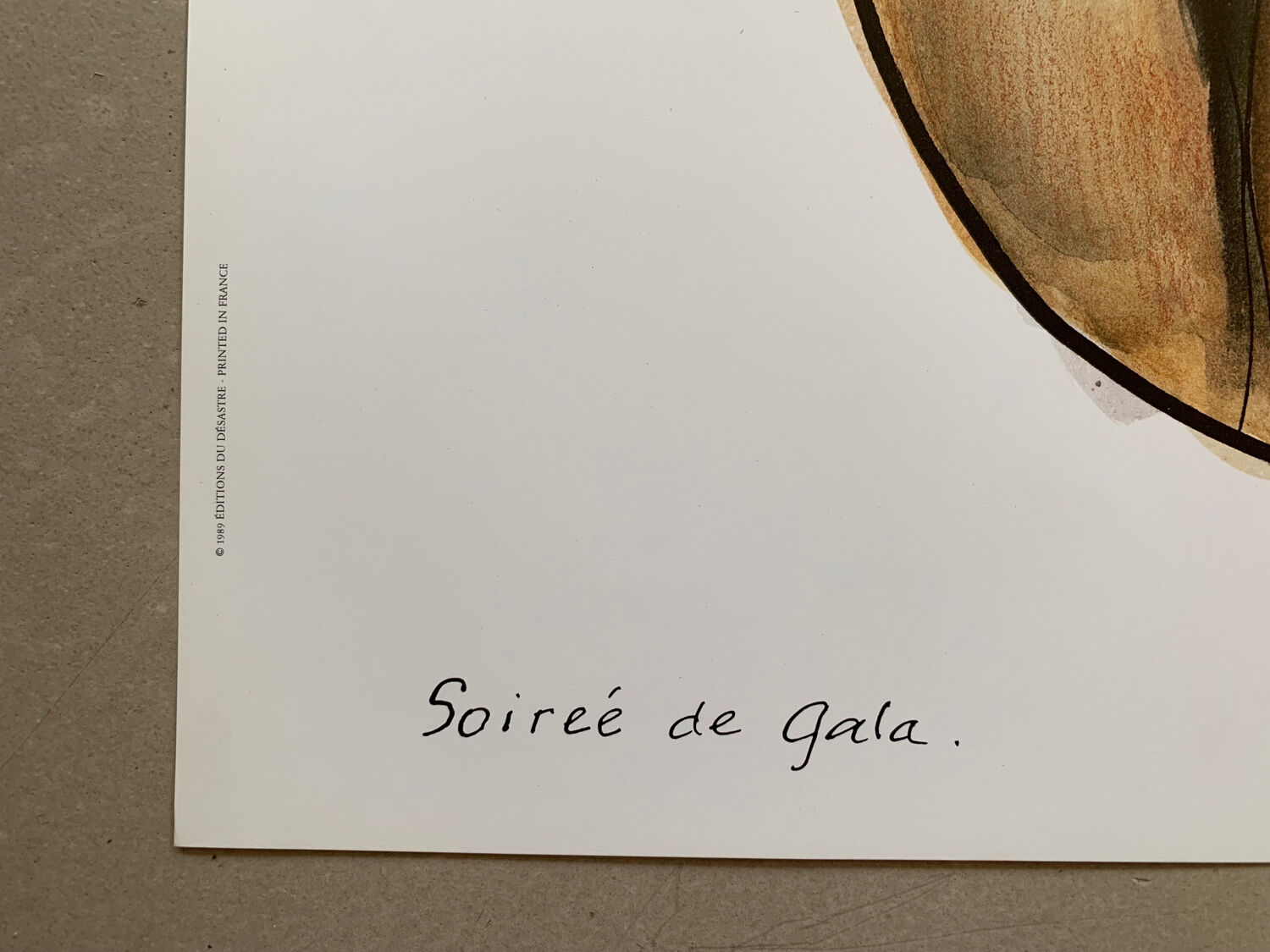 Affiche originale Sempé 1989