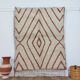 Handmade moroccan berber rug 157 x 130 cm