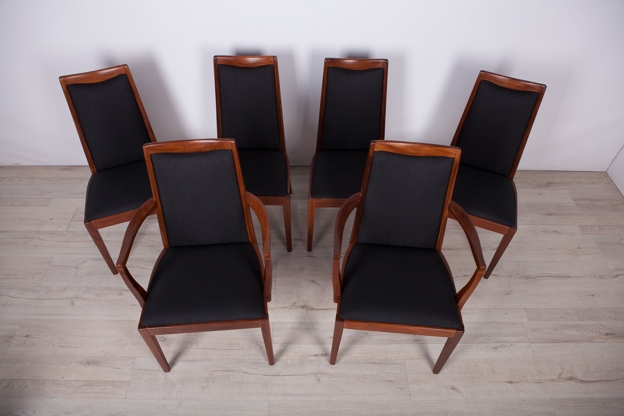 Set of 6 mid-century teak dining chairs by Leslie Dandy for G-Plan, 1960s