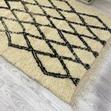 Handmade wool Berber rug 250 X 120 CM