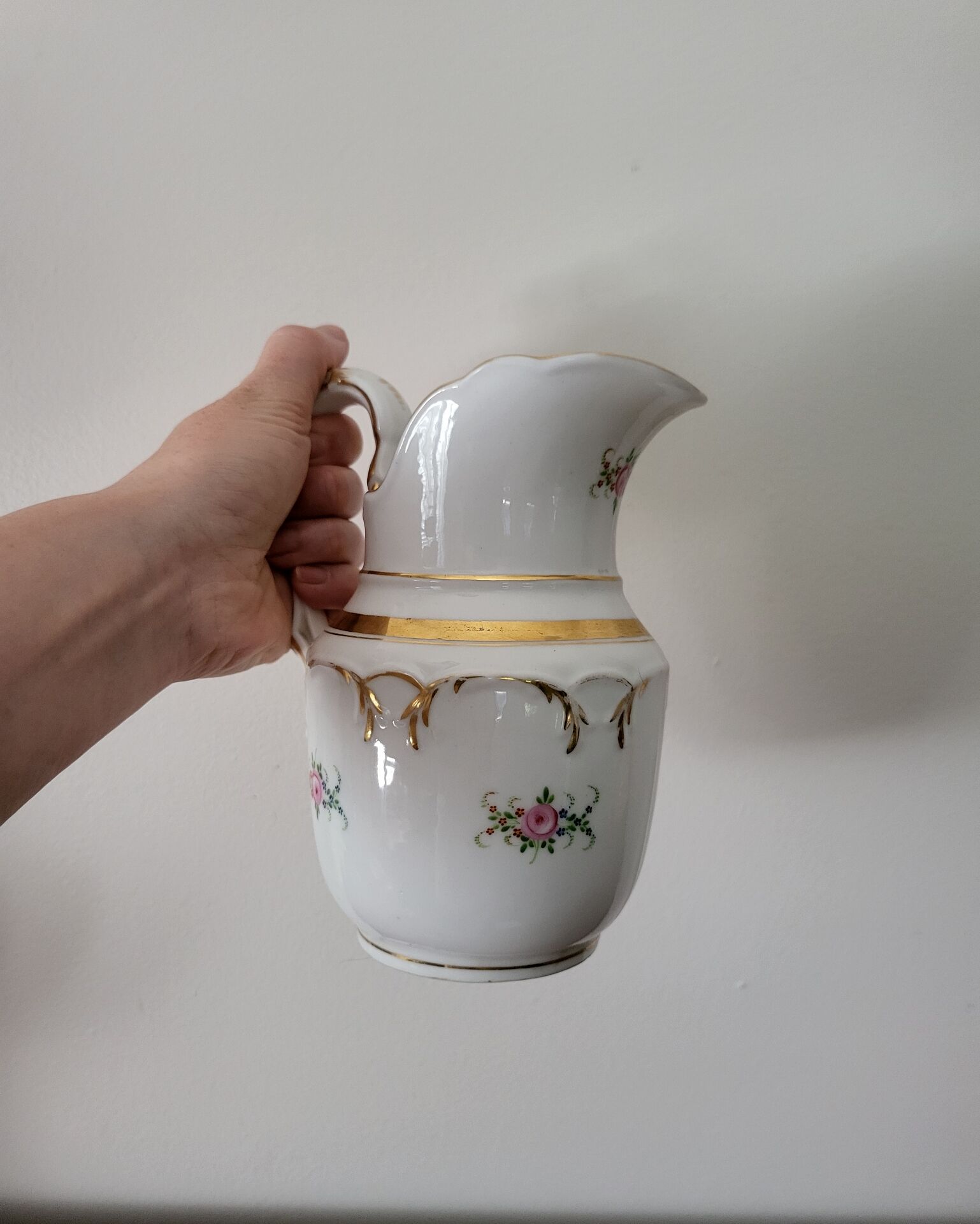Pitcher Jug in Porcelain from Paris