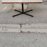 Vintage beige marble coffee table