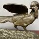 Rene Andre Varnier. Bronze figure of a pheasant on a green marble base.