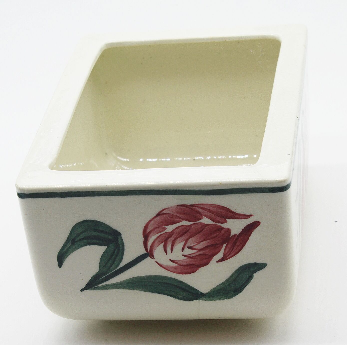Cache vintage ceramic pot K-G Lunéville