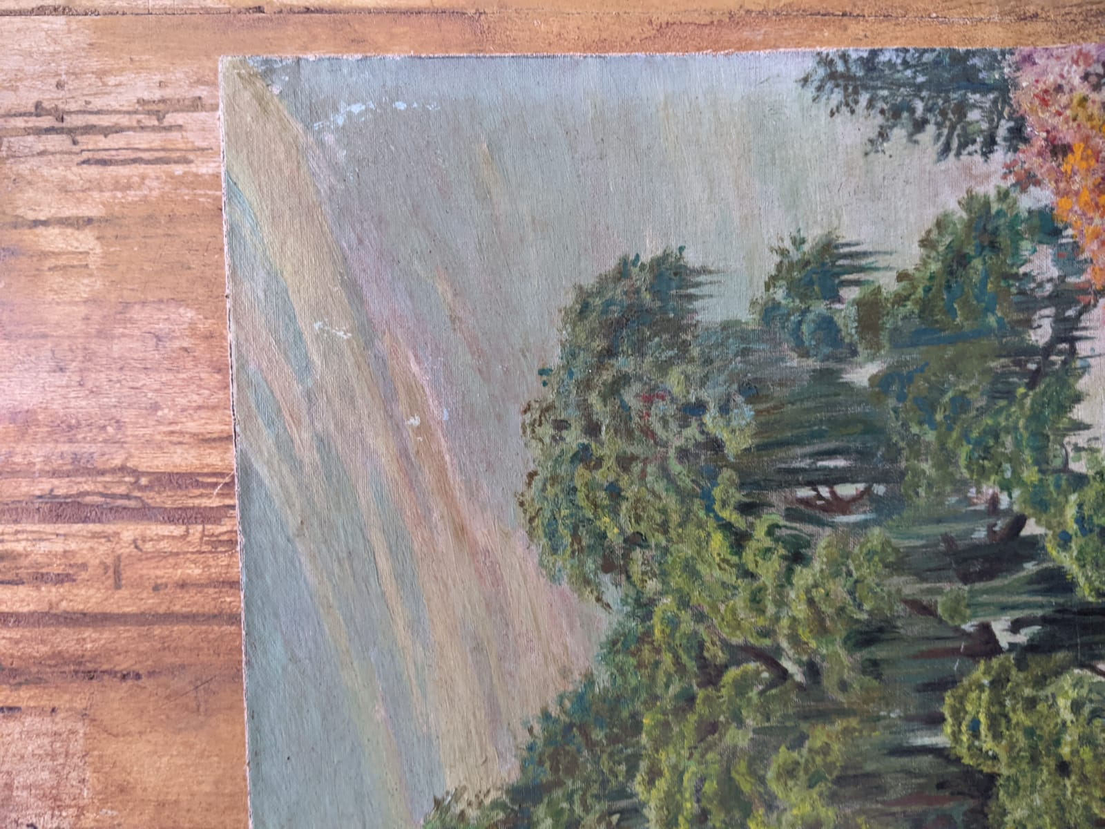 J.Ryck oil painting on cardboard