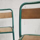 3 Tolix school chairs