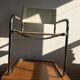 Chaise en métal tubulaire
