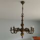 Lustre bronze doré 8 branches