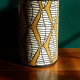 Oval lampshade vintage fabric Ikea 2006 design Linda Svensson