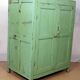 Vaisselier - Burmese teak buffet with original pistachio green patina