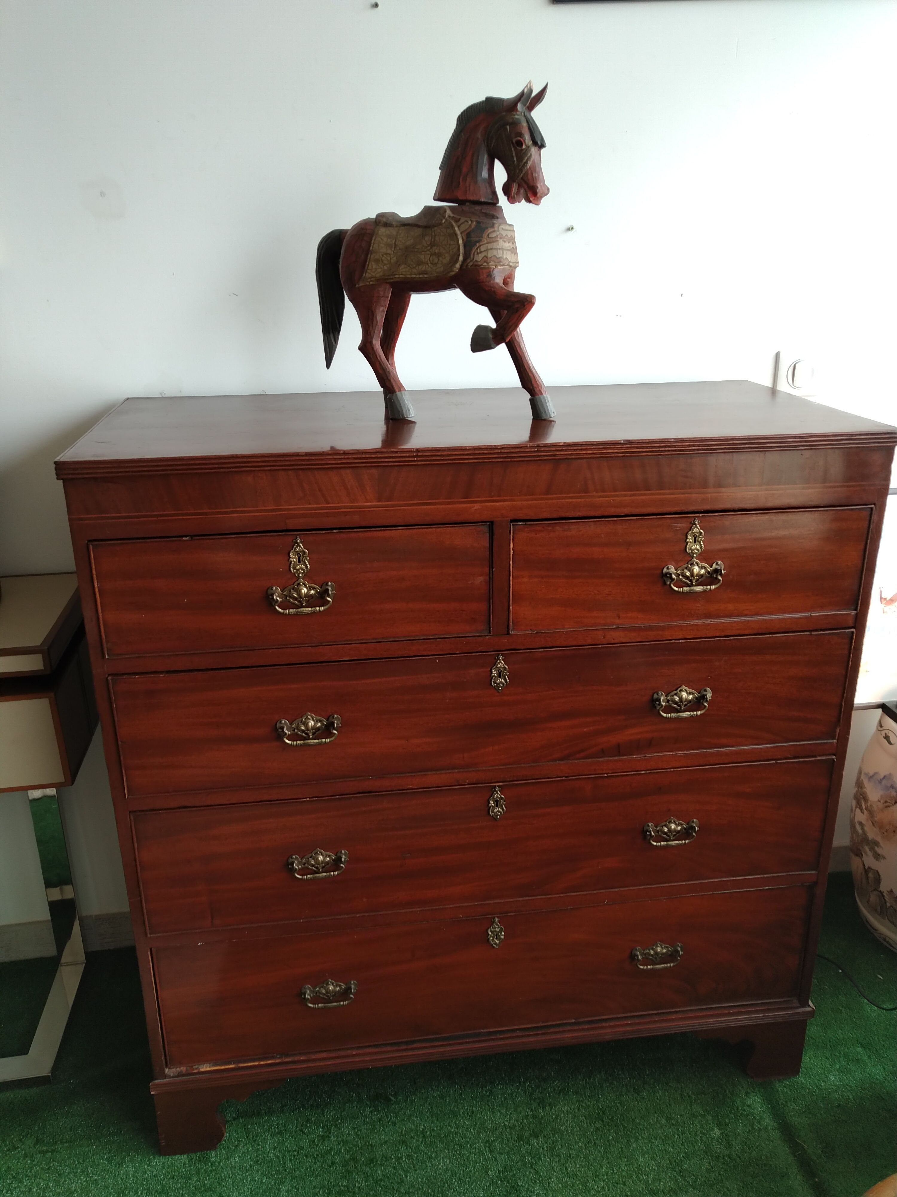 Commode de marine anglaise acajou
