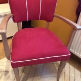 Bridge armchair with mustache