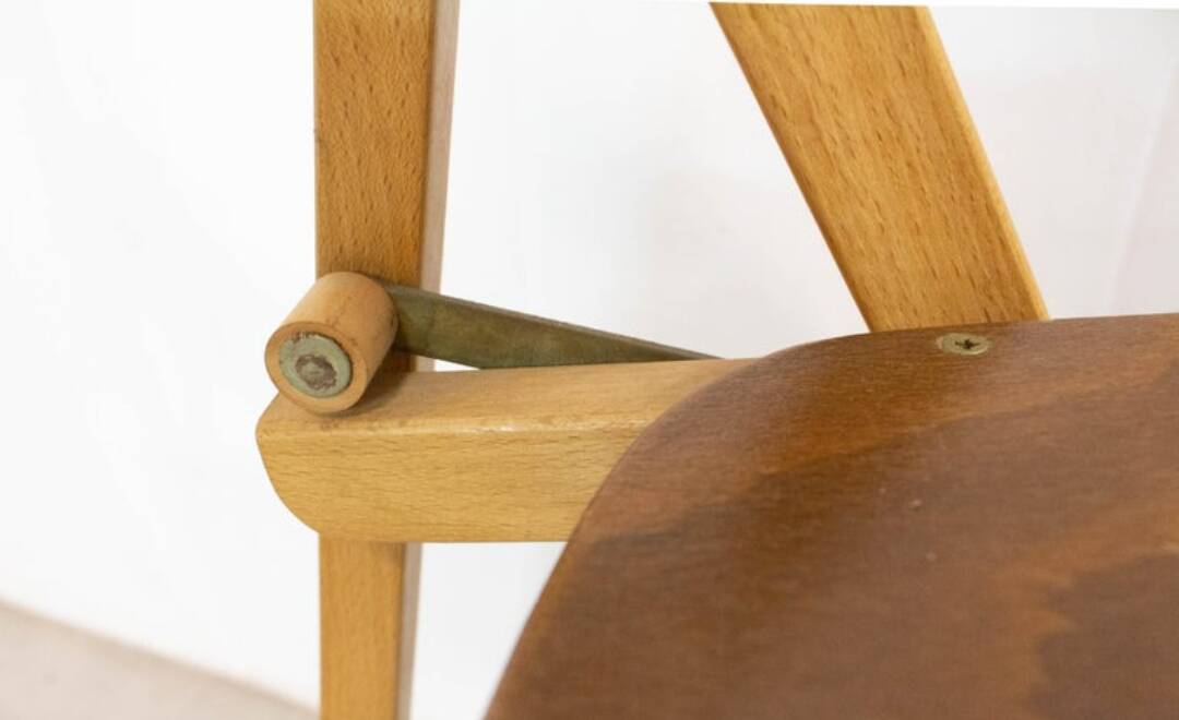 Chaise pliante annees 50