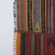 Vintage Turkish kilim handwoven 273x356 cm