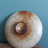 Caquelon couvert soupière en grès de Puisaye signé Jean-Pierre Prud’homme