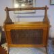 Porte revues en canage vintage
