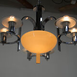 Art deco 7 flamming chandelier, 1930