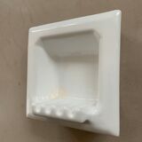 Old wall mounted soap dish to recess