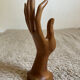 Hand Soliflore ring holder wooden jewelry holder