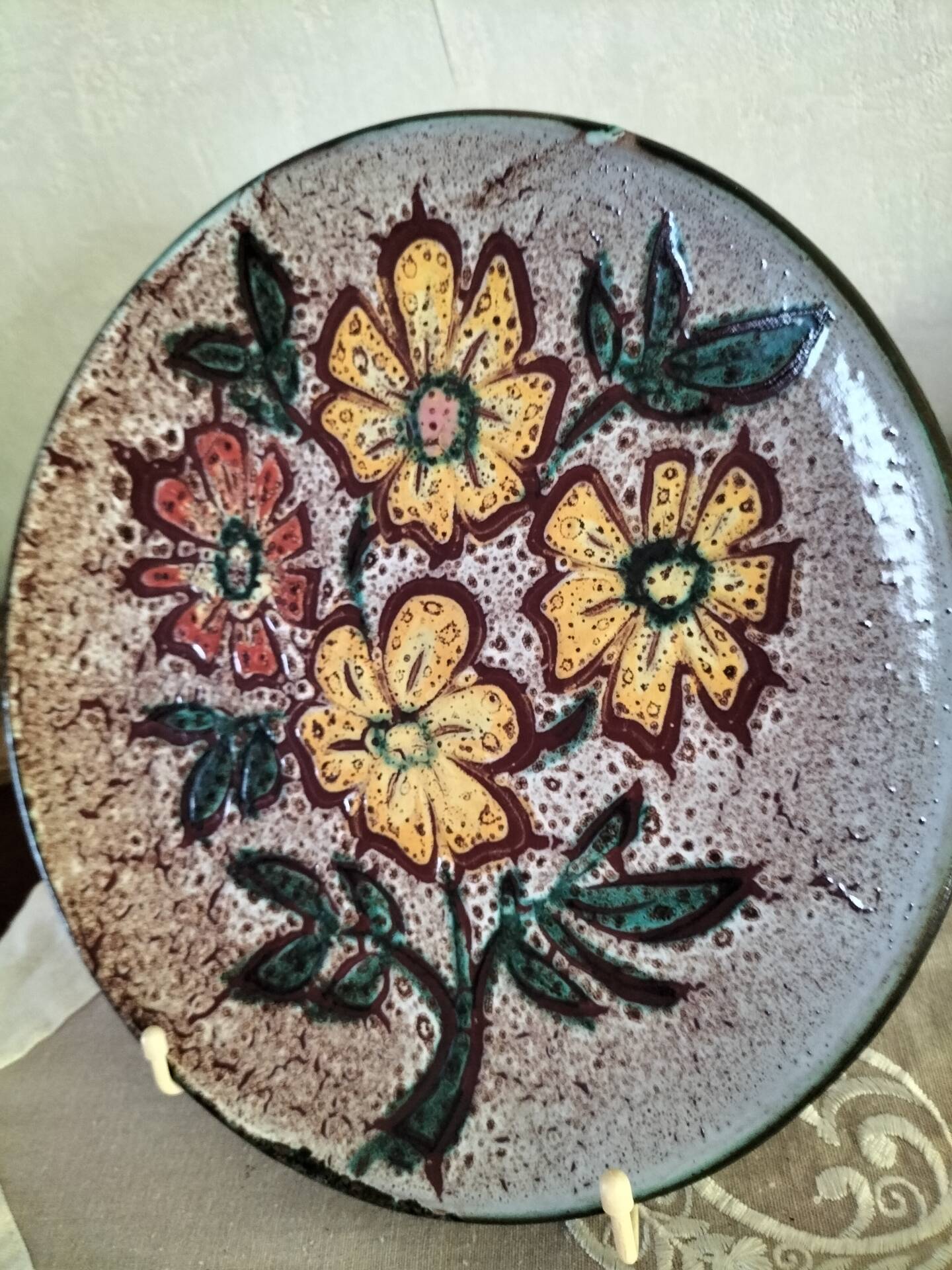 Assiette décorative Vallauris
