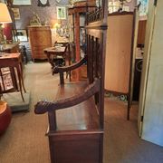 Neo-Gothic chest bench from the late 19th century