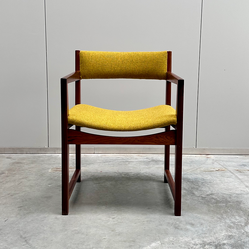 2 armchairs designed by Peter Hvidt and Orla Mølgaard Nielsen, for Søborg Møbelfabrik, Denmark, 1960s