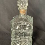 Vintage square whisky decanter square cap