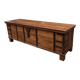 bench - teak chest from Burma with original fittings