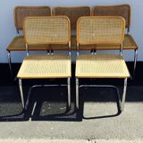 Set of 5 chairs cesca b32 by Breuer