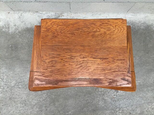 Pretty vintage compass-footbedside table from the 1960s