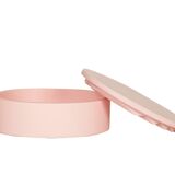 Pink round box