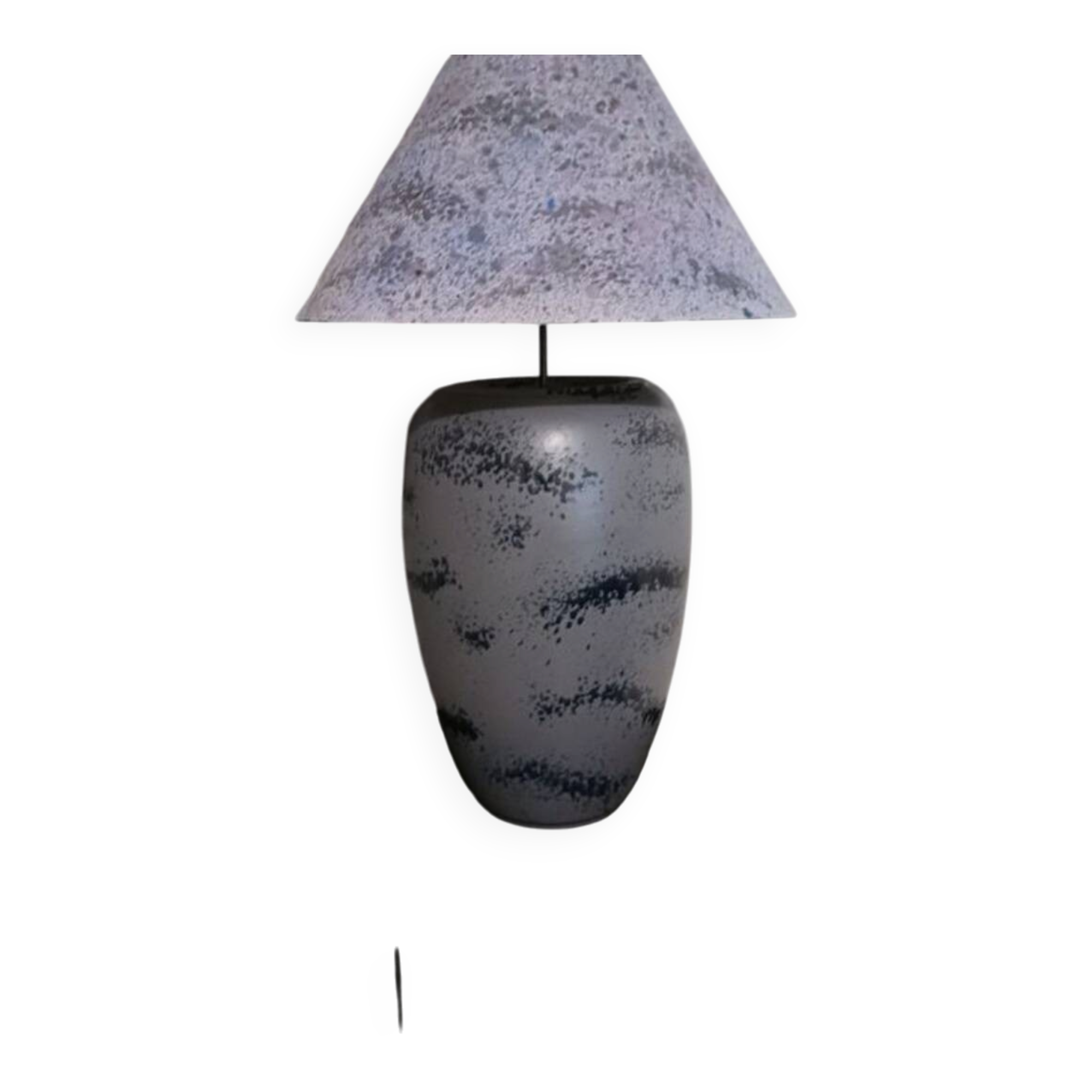 Exceptional XL Lamp Yves Halard Paris - Vintage Ceramic - 75cm